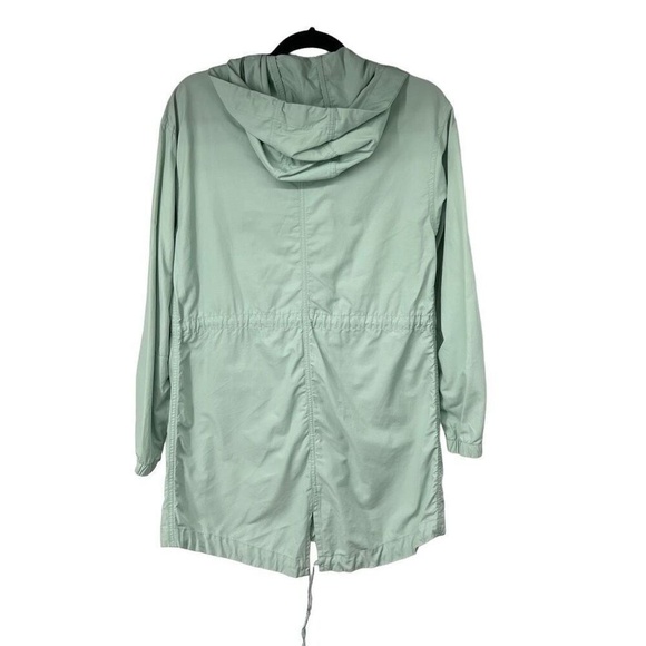 J. Crew Mint Green Anorak Hooded Jacket Sz XS Womens - Picture 2 of 7